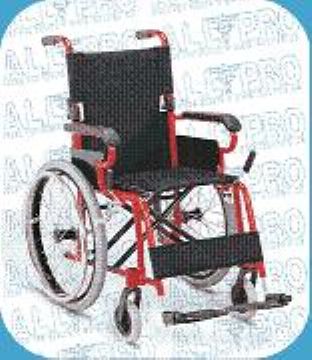 Aluminum Fixed Armrest And Footrest Wheelchair